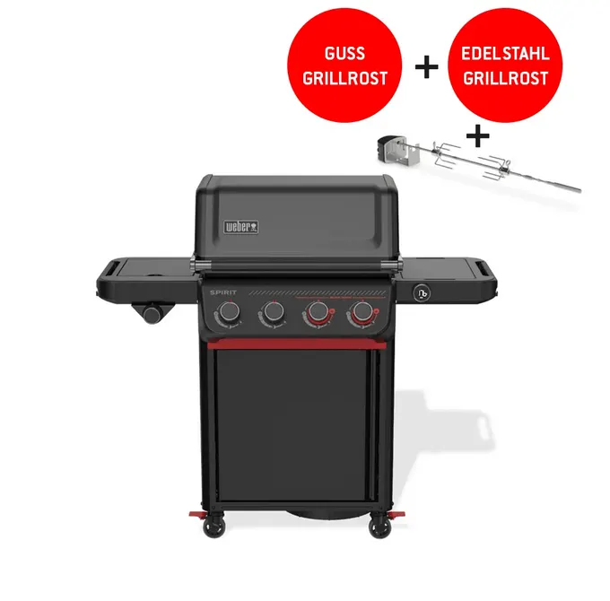 Weber Spirit SE-EPX-435 Stealth Smarter Gasgrill