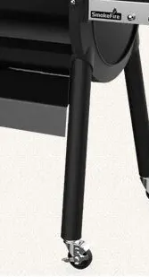 Bein hinten rechts/vorne links schwarz – für Weber SmokeFire